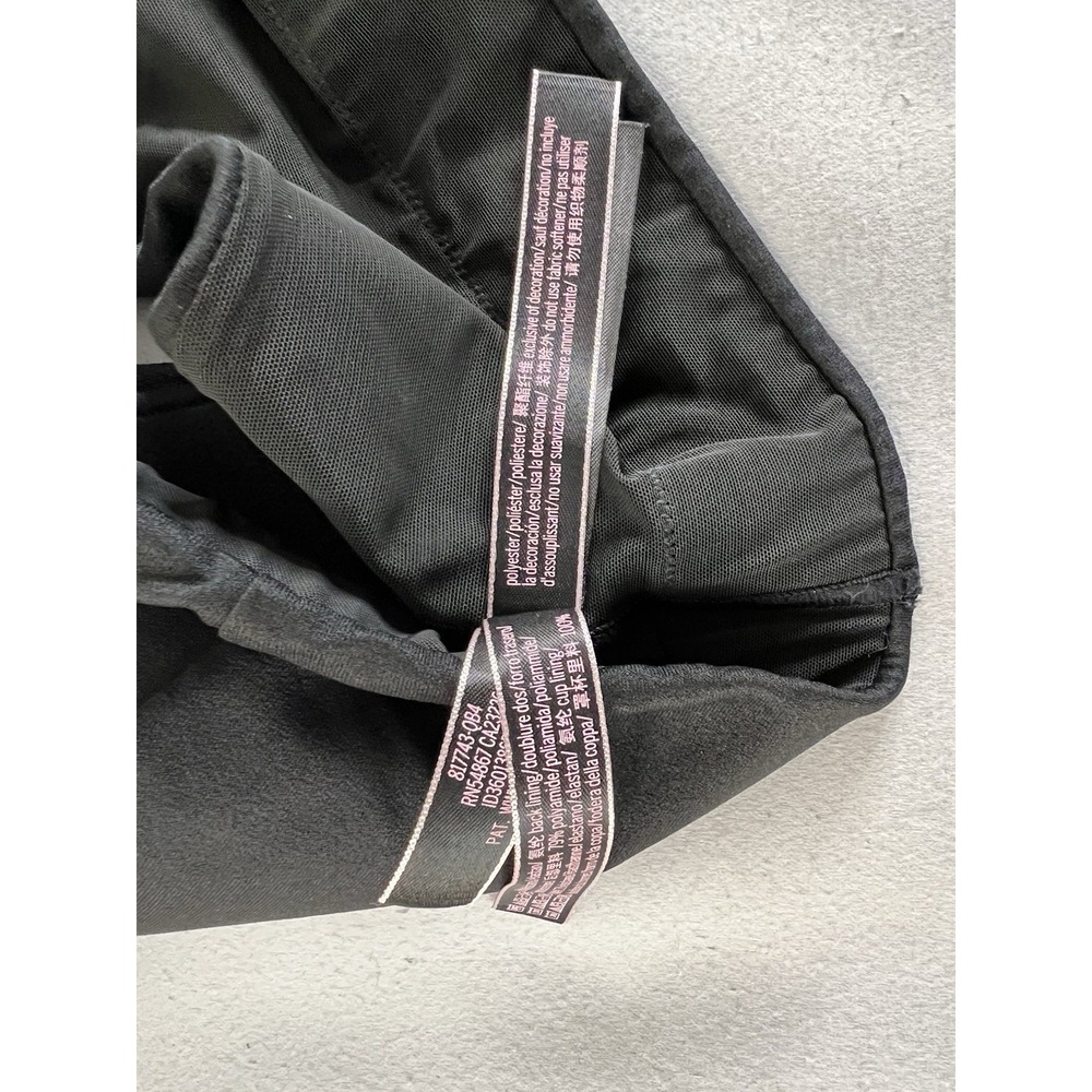 Victoria's Secret‎ 36DD Sport Bra Black Wireless Padded Racerback Pullover Gym - Picture 5 of 10